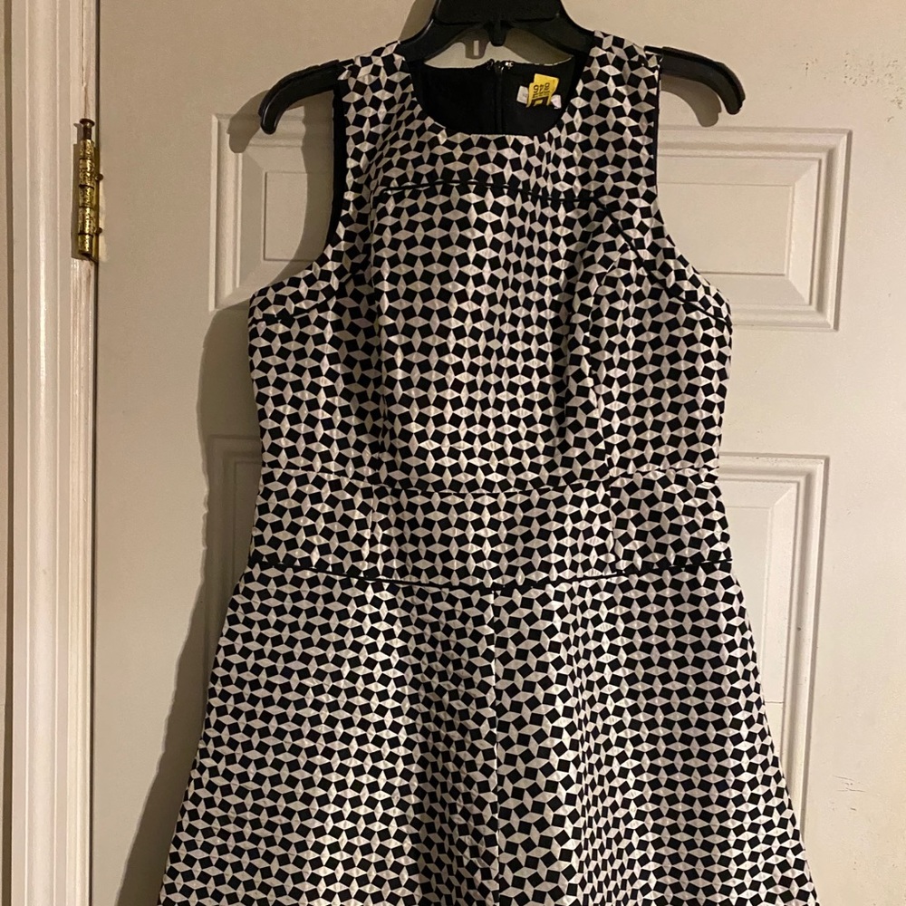 Black and white dress